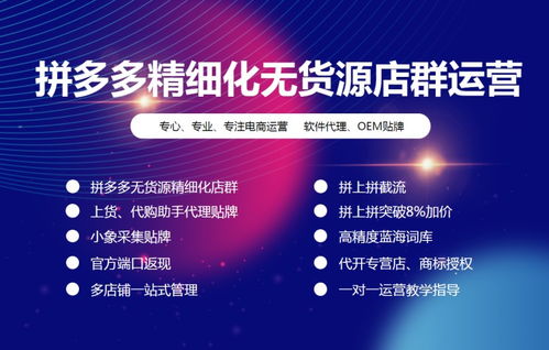 精細(xì)化運營助力陜西拼多多代運營公司 拼上拼軟件、貼牌大象采集與網(wǎng)站建設(shè)的一體化解決方案